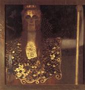 Gustav Klimt Pallas Athena oil on canvas